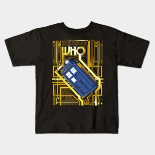 Doctor Who - Art Deco Kids T-Shirt